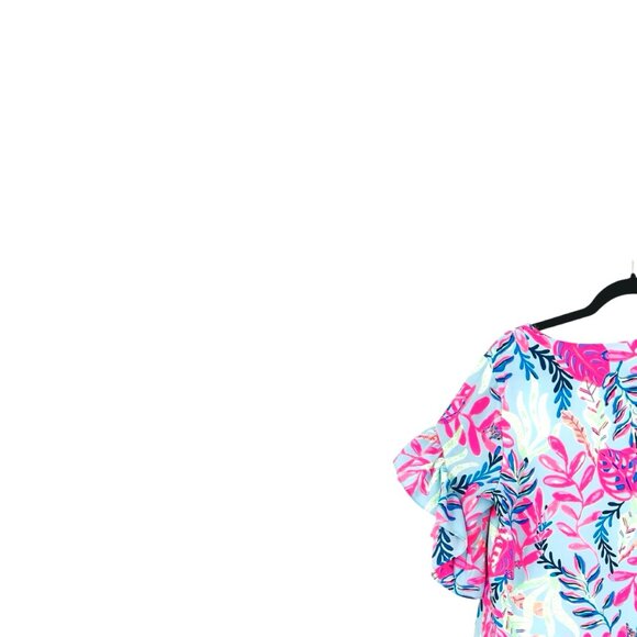 Lilly Pulitzer Darlah Ruffle Sleeve Top - Picture 5 of 6